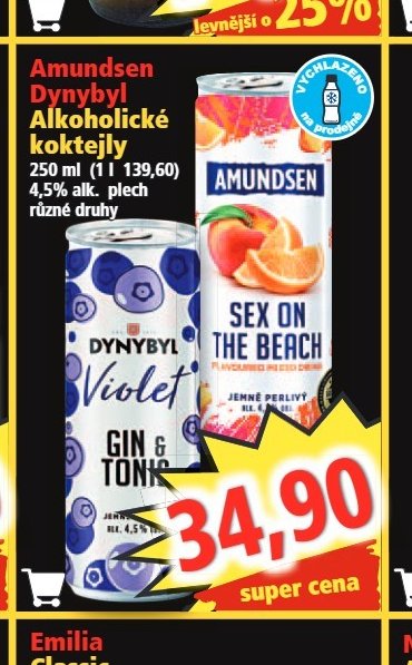Amundsen Dynybyl Alkoholické koktejly 250 ml