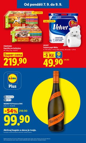 akční leták Lidl 7.9.2026-9.9.2026