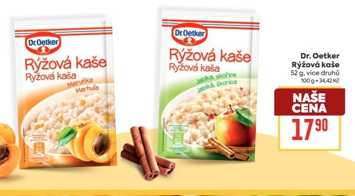 Dr. Oetker Rýžová kaše