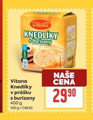 Vitana Knedlíky v prášku s burizony