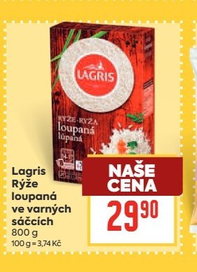 Lagris Rýže loupaná ve varných sáčcích