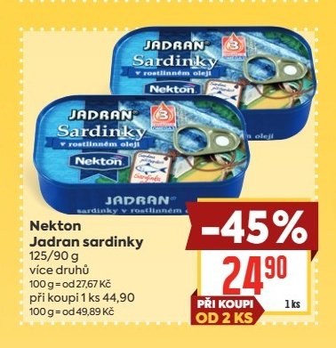 Nekton Jadran sardinky