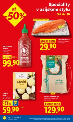 akční leták Lidl 1.10.2026-4.10.2026