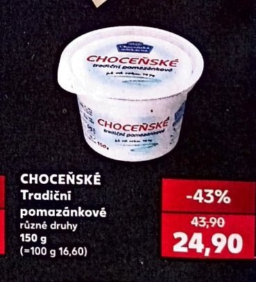 CHOCEŇSKÉ Tradiční pomazánkové 150 g