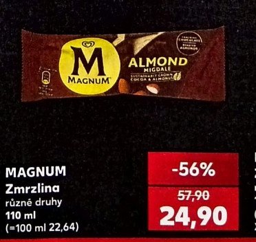MAGNUM Zmrzlina různé druhy 110 ml