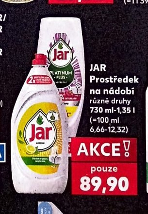 JAR Prostředek na nádobí