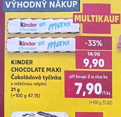 Kinder Chocolate Maxi