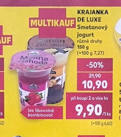 Krajanka De Luxe Smetanový jogurt
