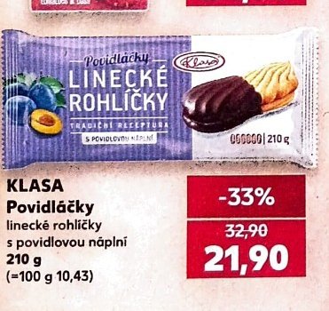 KLASA Povidláčky linecké rohlíčky