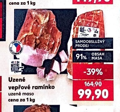 Uzené vepřové ramínko