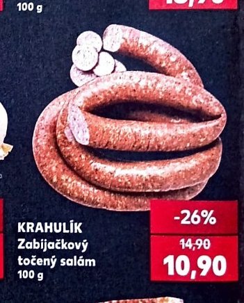 KRAHULÍK Zabijačkový točený salám 100 g