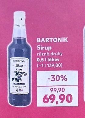 BARTONIK Sirup
