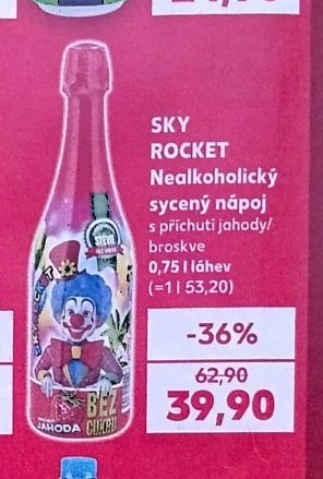 SKY ROCKET Nealkoholický sycený nápoj
