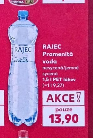 RAJEC Pramenitá voda