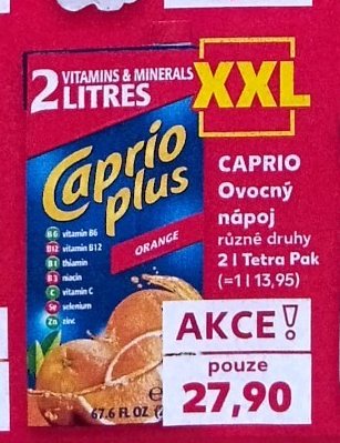 CAPRIO Ovocný nápoj