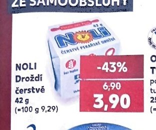 NOLI Droždí čerstvé 42 g