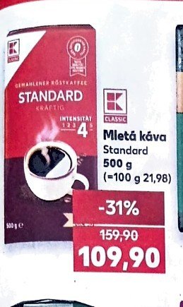 Mletá káva Standard 500 g