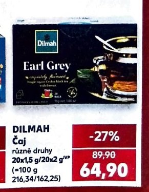 DILMAH Čaj 20x1,5 g/20x2 g