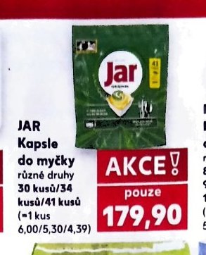 JAR Kapsle do myčky