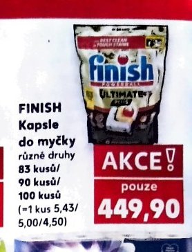 FINISH Kapsle do myčky