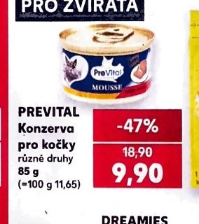 PREVITAL Konzerva pro kočky
