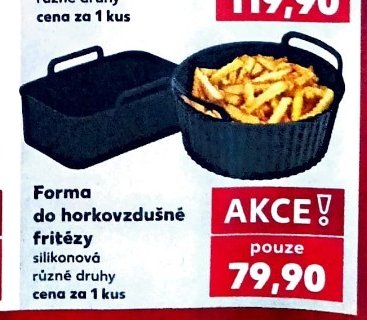 Forma do horkovzdušné fritézy
