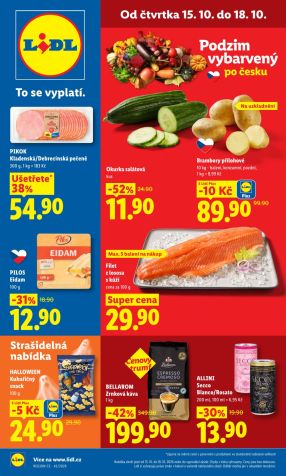 akční leták Lidl 15.10.2026-18.10.2026