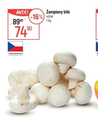 Žampiony bílé
