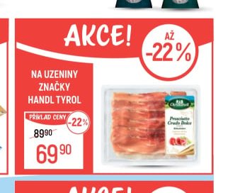 Na uzeniny značky Handl Tyrol