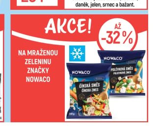 Na mraženou zeleninu značky Nowaco