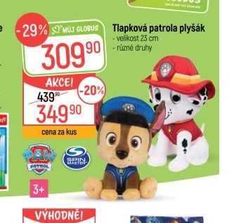 Tlapková patrola plyšák