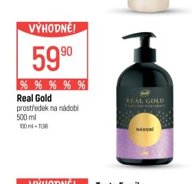 Real Gold prostředek na nádobí