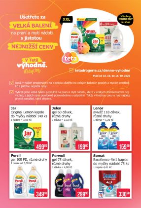 akční leták Teta drogerie 10.10.2026-16.10.2026