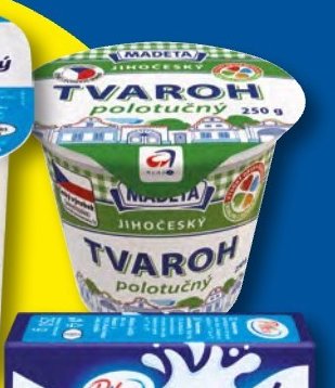 Madeta Jihočeský tvaroh polotučný