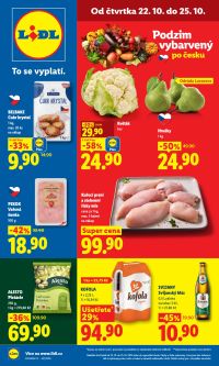 akční leták Lidl 22.10.2026-25.10.2026