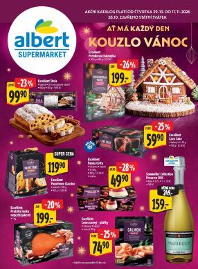 akční leták Albert 29.10.2026-17.11.2026